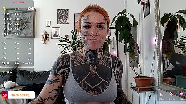 BaleaTheScarleg online show from July 24, 2026, 4:14 pm