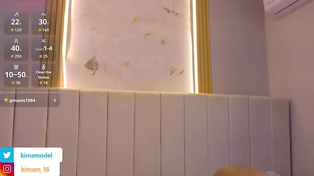 Kima1  online show from January 12, 2026, 8:04 pm