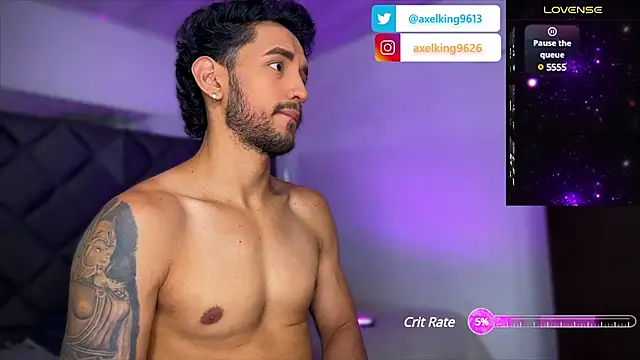 AxelKing1326 online show from March 18, 2025, 10:15 pm