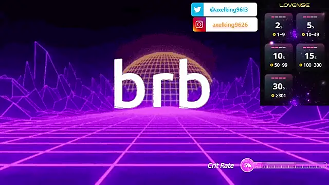 AxelKing1326 online show from March 12, 2025, 10:07 pm