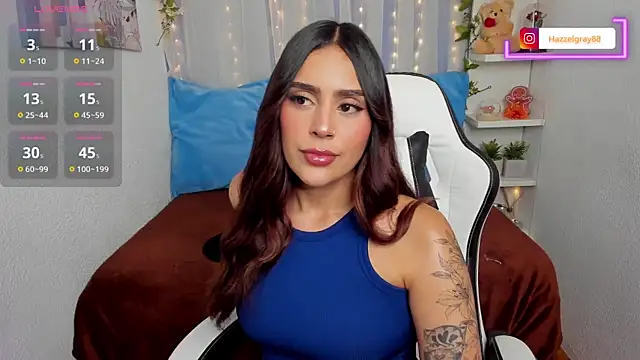 HazzelGray online show from October 10, 2025, 4:08 pm