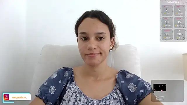 SamanthaWatson online show from June 25, 2026, 8:03 pm