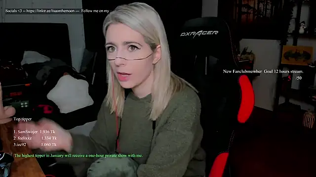 Lisaonthemoon online show from January 10, 2026, 2:45 pm