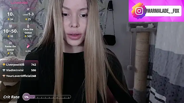 Marmalade Fox online show from March 17, 2026, 3:59 pm