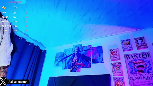 Aliceowenn online show from January 31, 2026, 9:02 pm