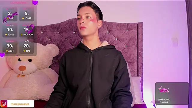 Marck rousse1 online show from February 6, 2025, 11:53 am