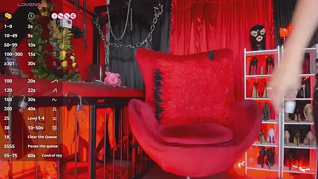 MistressAndre online show from July 16, 2026, 9:45 pm