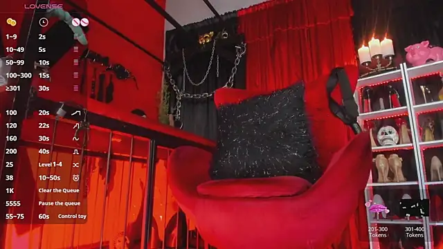 MistressAndre online show from June 13, 2026, 8:18 pm