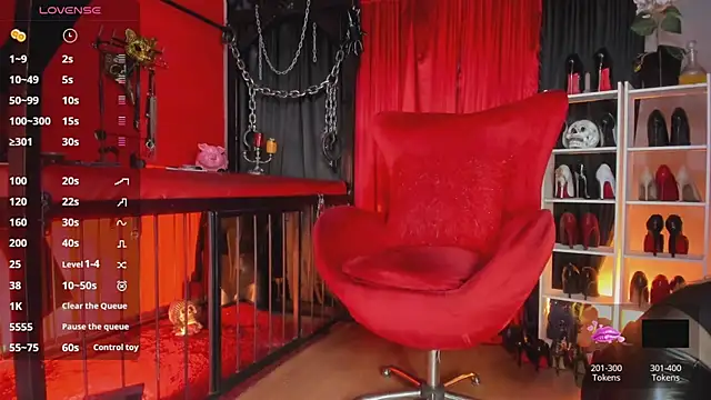 MistressAndre online show from May 7, 2026, 8:45 pm