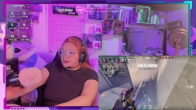 MegariaB online show from October 5, 2025, 4:03 am