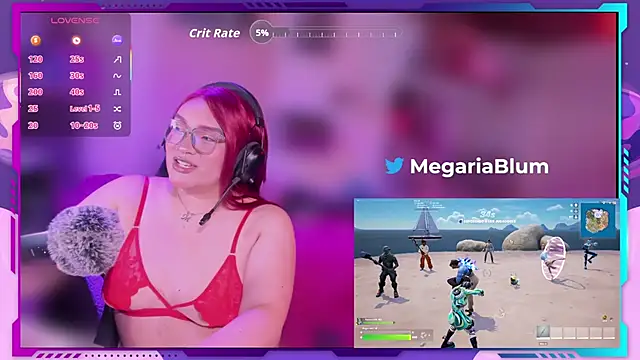 MegariaB online show from April 26, 2026, 4:21 am