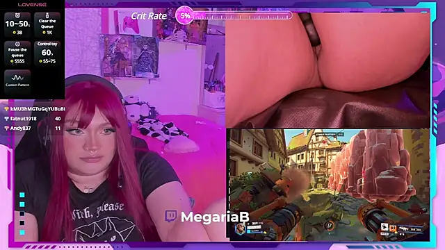 MegariaB online show from March 17, 2025, 7:46 am