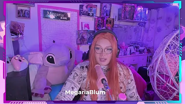 MegariaB online show from March 22, 2025, 5:17 am