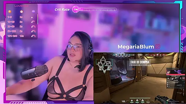 MegariaB online show from February 20, 2026, 4:31 am