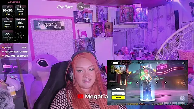 MegariaB online show from March 15, 2025, 7:20 am