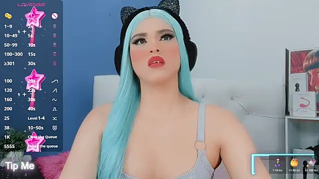 valentina princess  online show from November 17, 2025, 7:45 am