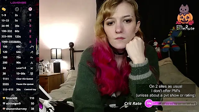 EllieeRose online show from March 14, 2026, 3:56 am