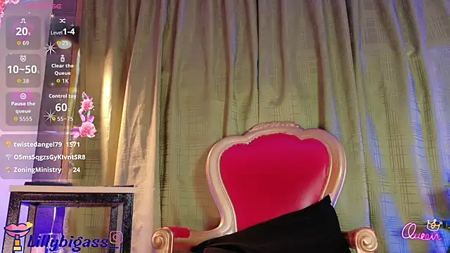 LilyyBigAss online show from July 18, 2026, 12:30 am