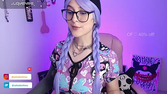 selvalentinex online show from November 7, 2025, 12:59 am