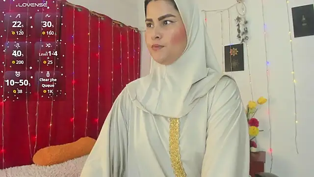 AishaAmin  online show from May 1, 2026, 12:10 pm