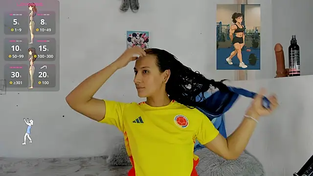 Valeria Fitness online show from June 17, 2026, 7:02 pm