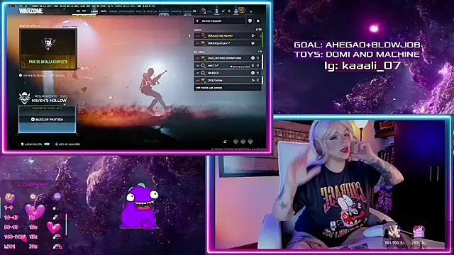 Irinaa Scarlett online show from March 20, 2026, 1:50 am