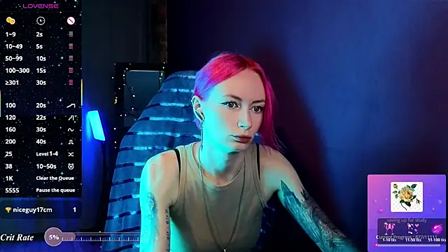  HelenCarter online show from July 19, 2026, 8:49 pm
