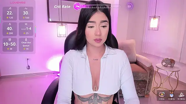 Snapshot of amelie_jhons chatting on February 8, 2026, 1:36 am amelie jhons online show from February 8, 2026, 1:36 am