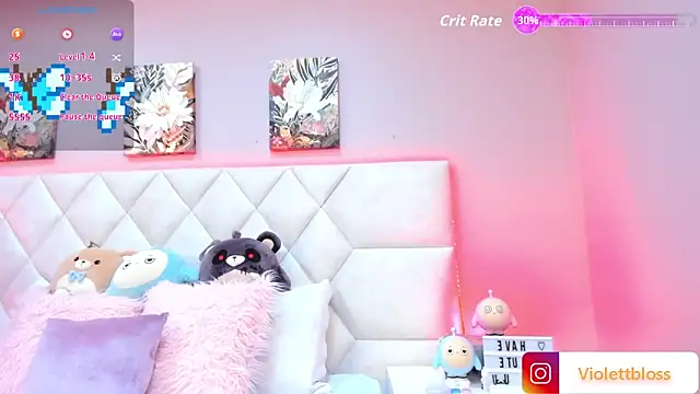 Violettbloss online show from September 19, 2025, 3:10 am