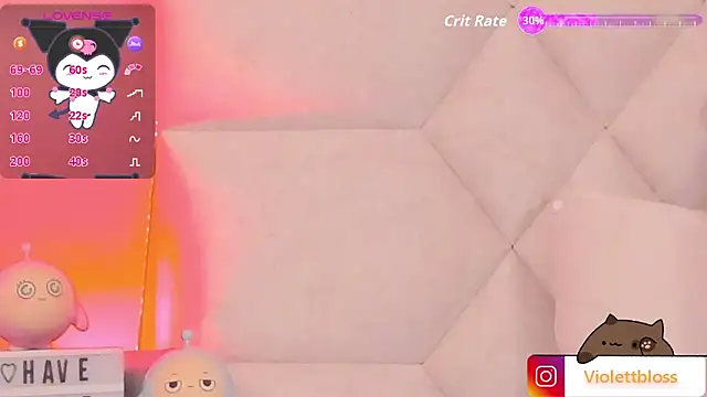 Violettbloss online show from October 16, 2025, 3:15 am