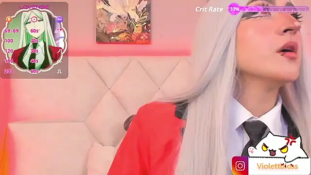 Violettbloss online show from October 3, 2025, 7:37 pm