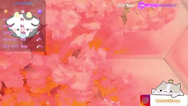 Violettbloss online show from September 10, 2025, 3:27 am