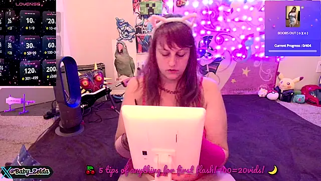 BabyZelda online show from December 23, 2025, 7:18 am