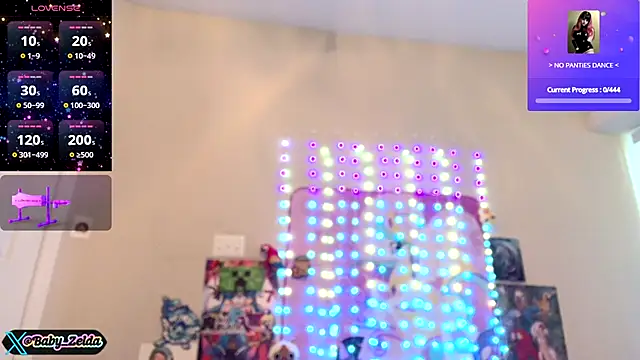 BabyZelda online show from September 14, 2025, 8:42 pm