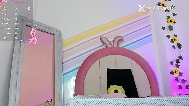 Evie Clark online show from March 6, 2025, 9:09 pm