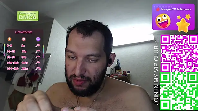 BISEXGOOD777 online show from October 4, 2025, 6:20 pm