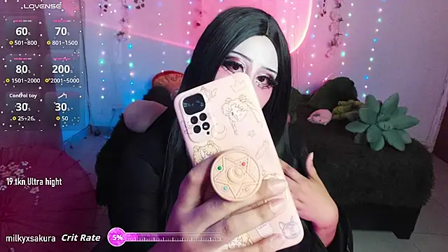 MilkyXSakura online show from November 20, 2025, 3:07 am