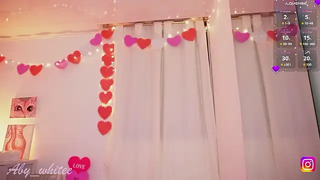 Snapshot of AbyWhitee chatting on March 15, 2026, 7:26 am AbyWhitee online show from March 15, 2026, 7:26 am