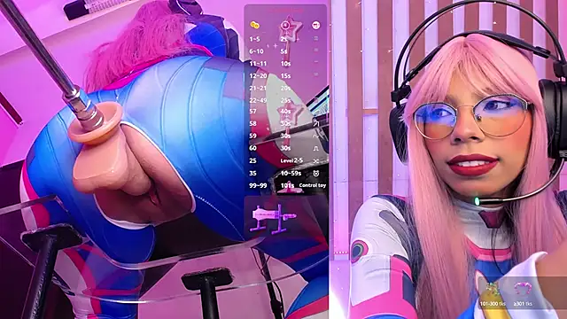 LunaAridi online show from October 2, 2025, 9:40 pm