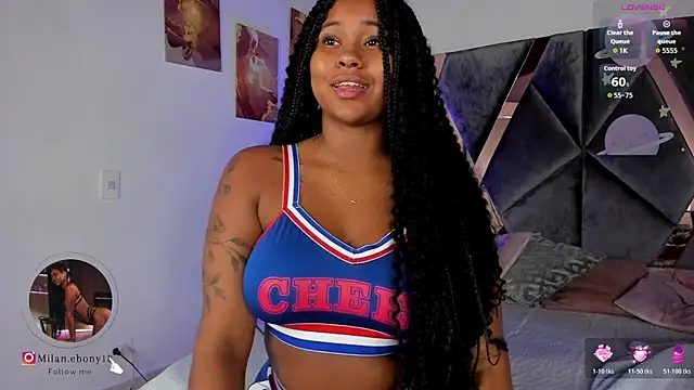 Snapshot of Milan_ebony chatting on July 6, 2026, 12:34 pm Milan ebony online show from July 6, 2026, 12:34 pm