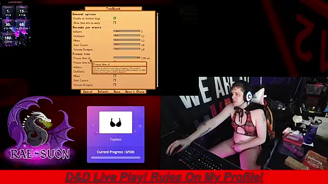 Rae-Suon online show from November 9, 2025, 1:20 am