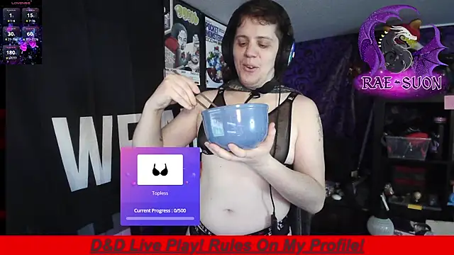 Rae-Suon online show from November 7, 2025, 11:19 pm