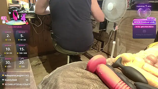 misteryman1956 online show from July 25, 2026, 5:41 pm