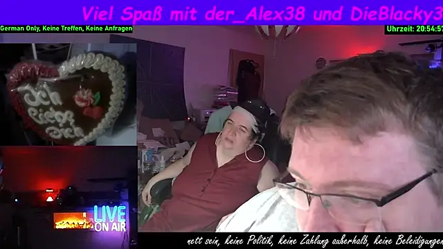 der alex38 online show from October 18, 2025, 6:54 pm