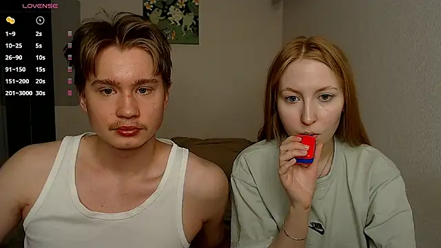 AliceStoneJhonyStone online show from March 9, 2025, 4:55 pm