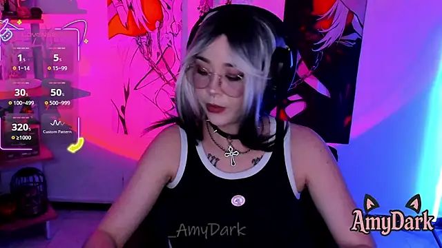  AmyDark online show from February 23, 2026, 11:05 pm