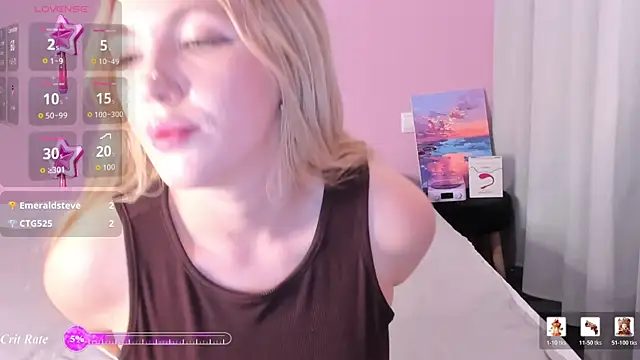 Fluffy Monica online show from July 25, 2026, 1:24 am