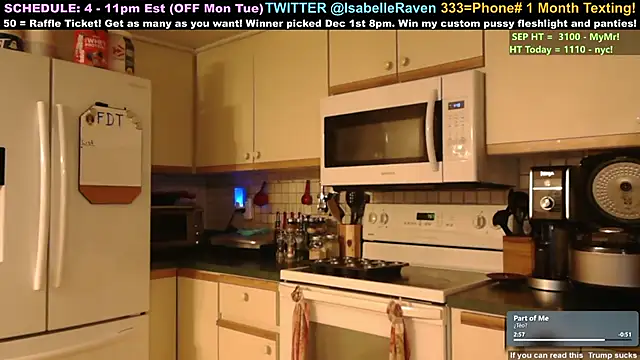 IsabelleRaven online show from September 19, 2025, 12:03 am