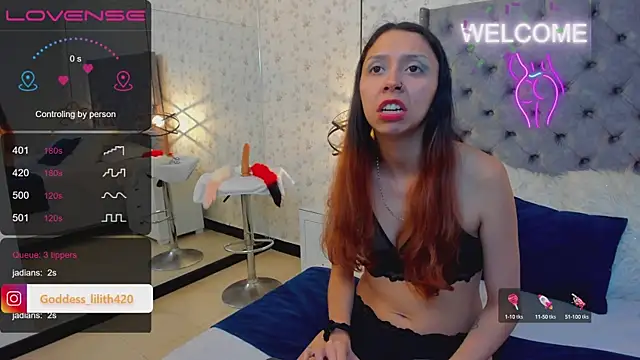 Goddess  Lilith online show from December 8, 2024, 6:43 am