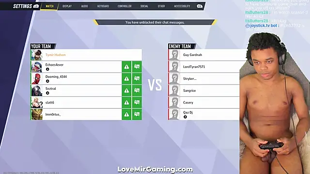 lovemirgaming online show from September 29, 2025, 7:41 pm